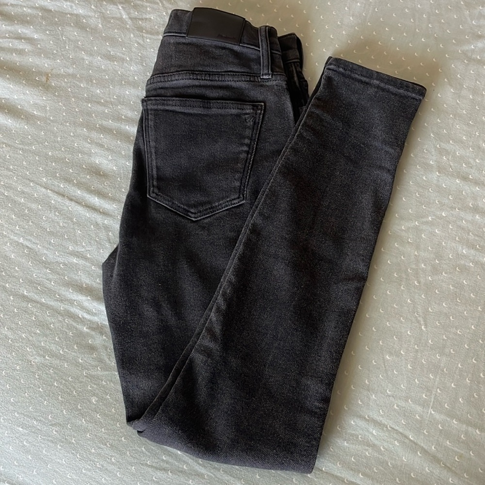 10” high rise skinny Madewell jeans